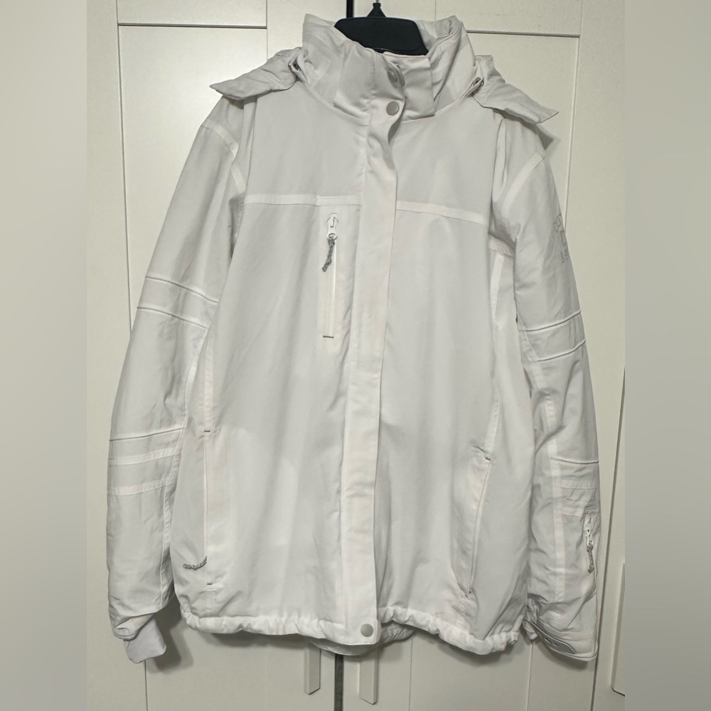 Cutter & Buck White Jacket Weather-Resistant